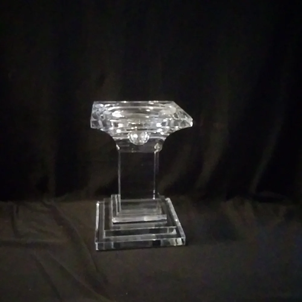 ILLUMINATIONS CANDLE Holder Crystal for Pillar or Taper!